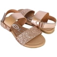 thumbnail image 1 of bebe Girls Metallic Sandals with Chunky, 1 of 2