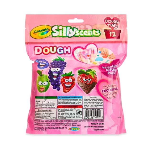 Crayola Silly Scents Dough 12pk 1oz Tubs Assorted Colors - Walmart