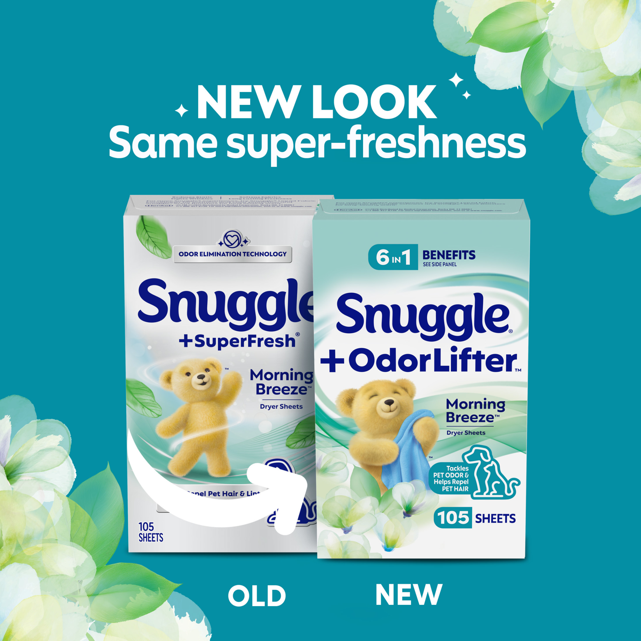 Snuggle OdorLifter Morning Breeze Dryer Sheets 2-Pack photo 3