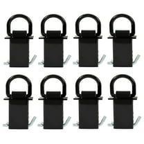 Kojem 8 Pack Standard 2" x 4" Trailer Stake Pockets D-ring Adjustable for Adjustment Tie Down Utility for Flatbed Truck Trailer