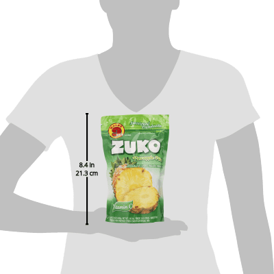 (6 pack) Zuko Pineapple Drink Mix, 14.1 Oz