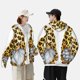 thumbnail image 4 of Fotbe Leopard Gnomes Chaqueta con Protección Solar UPF 50+ para Hombre y Mujer, Camisa con Capucha y Bolsillos-Medium, 4 of 7