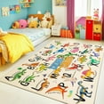 thumbnail image 6 of ASPILLOW Kids Rugs for Playroom,Soft & Non-Slip Educational Rug for Learning ABC Alphabet, Funny Dinosaurs,3x4ft, 6 of 9