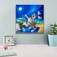 thumbnail image 4 of Epic Graffiti 'Just Perfect At Vlees Bay' by Ronald West Canvas Wall Art, 12" x 12", 4 of 8