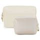 thumbnail image 1 of Bolsa de maquillaje para cosméticos, una bolsa grande y una pequeña de cuero sintético, bolsa de cuero para guardar cosméticos, 1 of 5