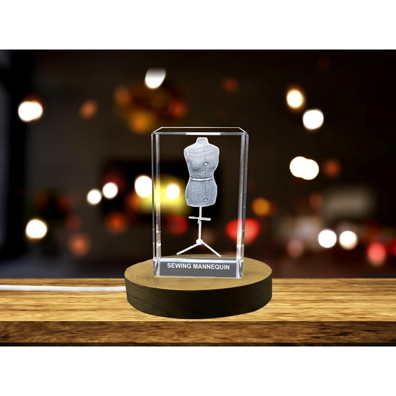 Luxury 3D Engraved Crystal Design Sewing Mannequin