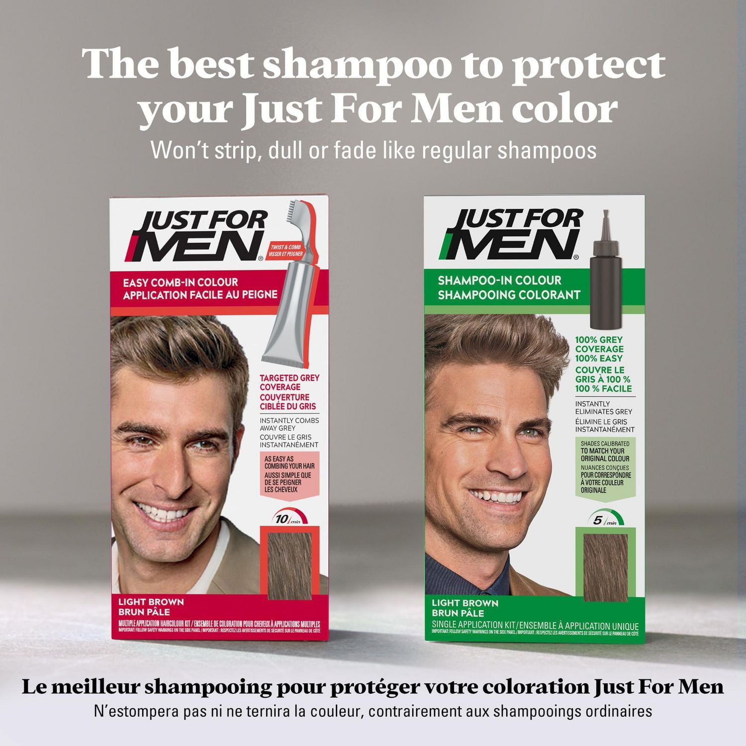 Just for Men Colour Preserve and Strengthen Shampoo for Light Shades