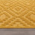 thumbnail image 3 of Paco Home Indoor & Outdoor Rug with Moroccan Pattern in Yellow - 5'3" Round (5'Round), 3 of 5
