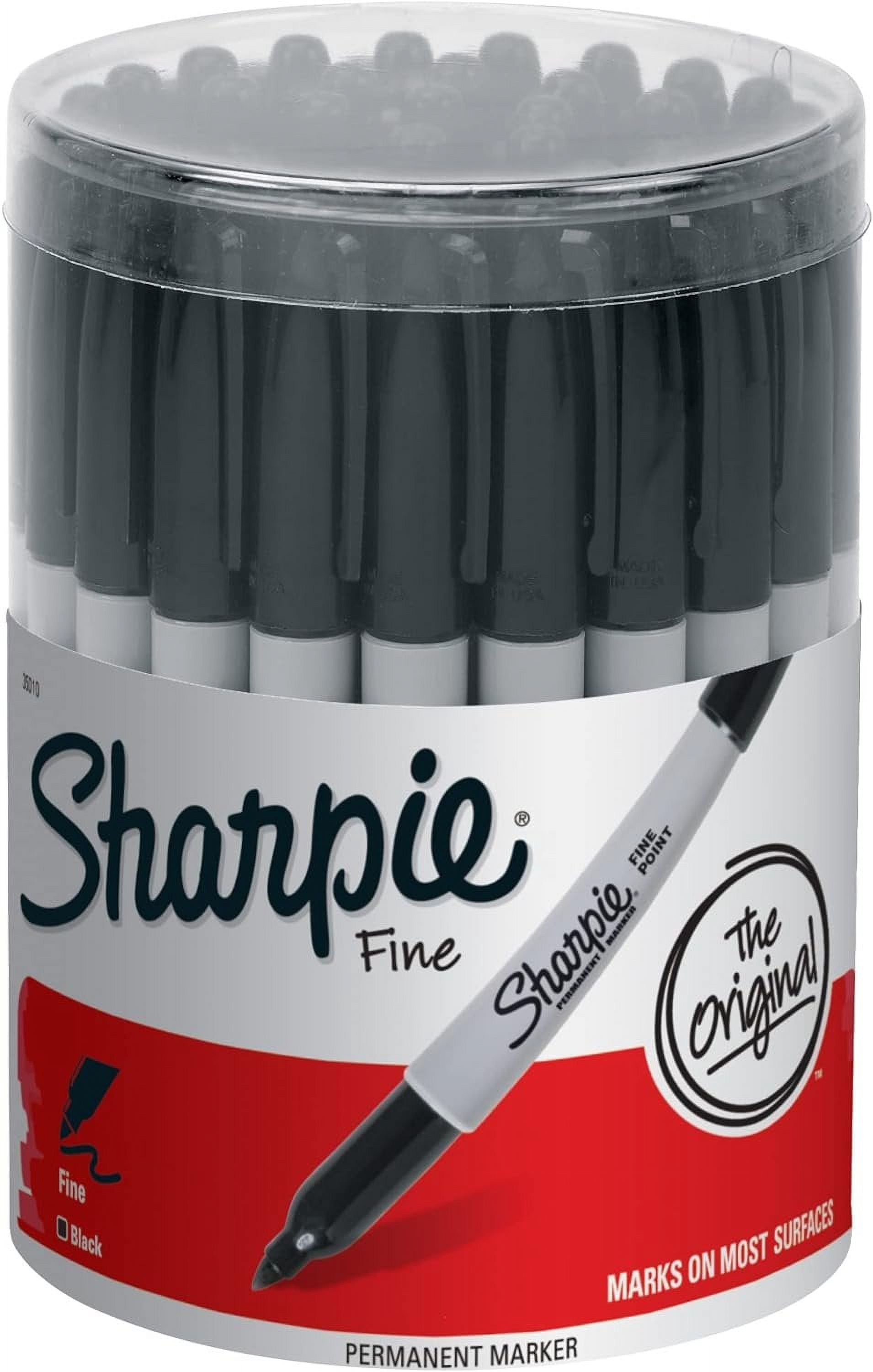 SHARPIE Extreme Permanent Markers, Fine Point, Black Ink - 6 Packs Of 2 (12 Markers Total) - View #7