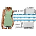 thumbnail image 5 of MOSHU 3 Pack Tank Tops for Women V Neck Sleeveless Women Shirts Flowy Loose Fit Tops Summer Outfits, 5 of 8