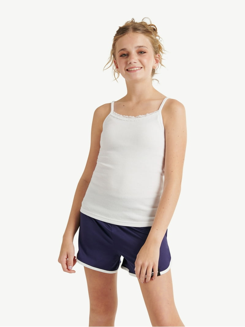 Justice Girl's 3pk Lace Cami, Sizes XS-XL & Plus - Walmart.com
