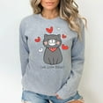 thumbnail image 5 of Cat Love Rules Valentine's Day Sweatshirt, 5 of 11