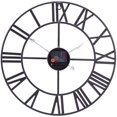 thumbnail image 5 of Suchdeco Reloj de pared ultra silencioso de 20 pulgadas, reloj de cuarzo, reloj redondo retro vintage, decoración del hogar para el hogar/dormitorio/sala de estar/oficina/escuela, diámetro 50 cm JFHHH pequeña, 5 of 5