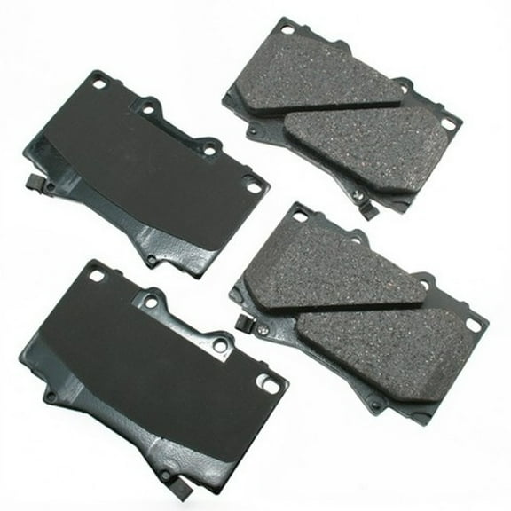 Akebono PRO-ACT Ultra-Premium Brake Pad Set, Ceramic Fits select: 1998-2007 TOYOTA LAND CRUISER, 1998-2007 LEXUS LX