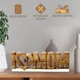 thumbnail image 3 of Decozen Home Decor Gifts for Mom – Acacia Wood Figurine, Mother’s Day Gift Ideas, Mom Birthday Gifts, Home Decor, Thoughtful Gifts for Mom,  1.5"D x 15"W x 5"H, 3 of 8