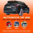 thumbnail image 2 of AutoSock HP600 , Chaussettes de Neige pour Pneus, Lot de 2, 2 of 3