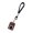Black, variant on KRTYDBFZ Handcrafted Wooden Button Keychain Gift For Adults Kids Clicking Sound Stress Relief Toy With Reusable Phone Strap