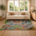 thumbnail image 2 of Gelasgo City Street Map Velvet Area Rug, Detailed Urban Road Decorative Carpet, Soft Indoor Floor Mat for Kids Room Playroom Bedroom Game Room Home Decor, 2 of 5