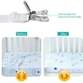 thumbnail image 5 of Pack of 8 Sheet Clamps Adjustable Ironing Board Cover Clamps for Bed Sheets White Bed Sheet Clamps with Metal Clips Sheet Clamps Mattress Ironing Board Sofa Ironing Table Clamps (MULTIPLE WAY), 5 of 5