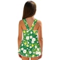 thumbnail image 2 of Uourmeti Cartoon Capybara & Daisy Floral Swim Dress for Girls - Cute Skirted One-Piece Bathing Suit for Beach, Pool & Summer Vacation, 2 of 8