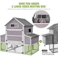 thumbnail image 5 of MEDEHOO Chicken Coop 135" Super Large Wooden Chicken House Poultry Cage with Large Nesting Boxes, 55ft², 5 of 8