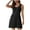 Black, variant on Xulbb Solid Women's Dresses Elegant Night Dinner Dress Ball Gowns High Quality Women Dress with Round Neckline Short Sleeves Fancy Summer Sundress Beach Fashion Club Party Dress
