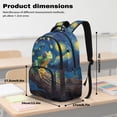 thumbnail image 7 of Yspwyqan 4 Piece Kids Backpack And Lunch Box Set, Blue White Cherry Blossom Large Capacity Back to School Gifts for Ages 8-15 Girls, Elementary Middle School Backpack Set, 7 of 7