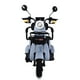 thumbnail image 4 of Bicimoto Eléctrica Familiar BIKEON TWIN PRO Azul 1000W 48V 20Ah, hasta 30km/h y 40km Autonomía, Carga 250kg, Suspensión Delantera, Frenos de Tambor, Canastilla Frontal, Luces LED, Pantalla Digital, 4 of 10