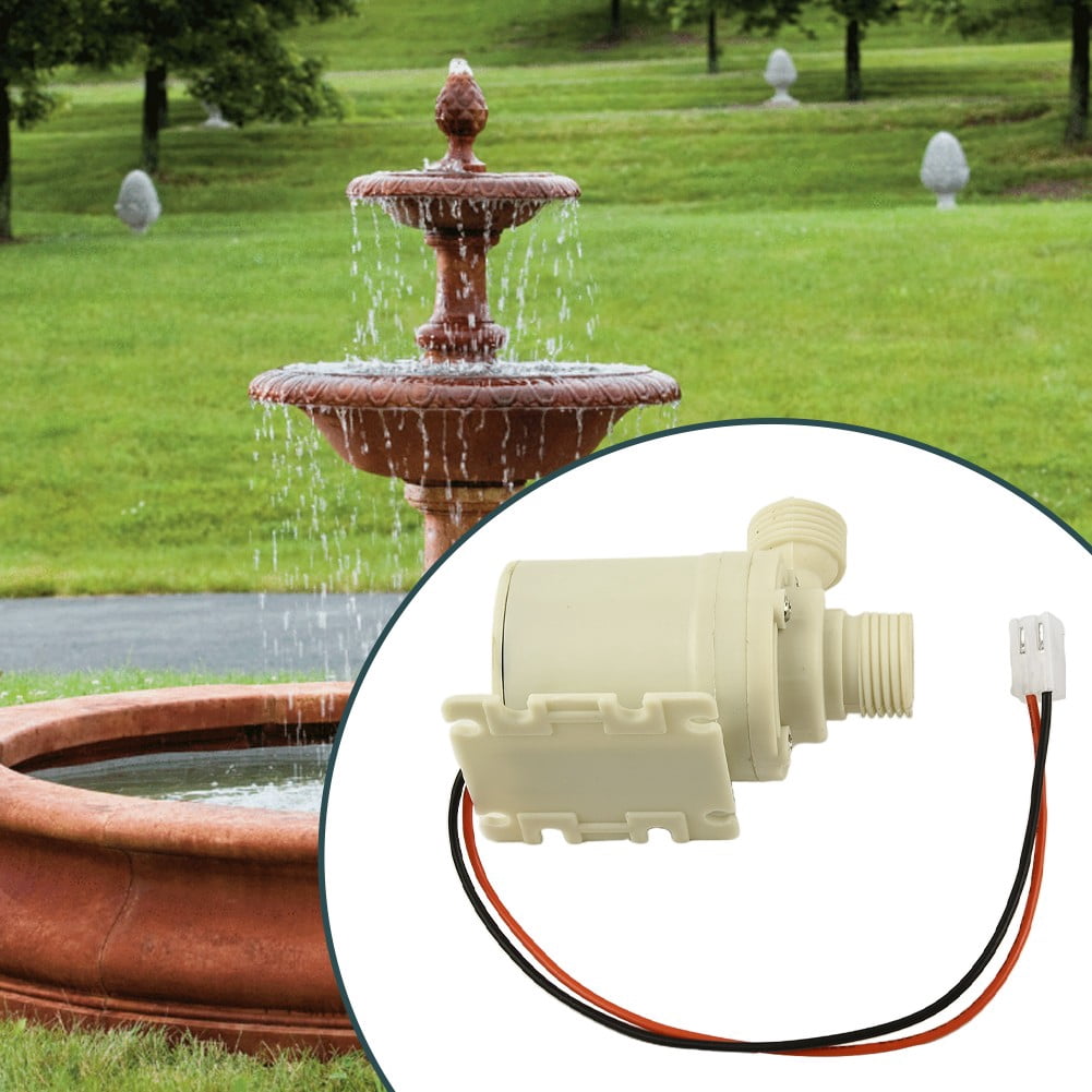 12V 100°C Solar Hot Water Circulation Pump Silent Coupler White High Pressure Pump Tool Replace Parts