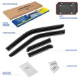 thumbnail image 5 of Goodyear Shatterproof Window Deflectors for Ford F150 Raptor 2017-2026 SuperCab, Tape-on Rain Guards, Window Visors,Vent Deflector Visor, Car Accessories,4 pcs. - GY008521, 5 of 8