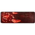thumbnail image 5 of SKYSONIC 2'X6' Romantic Red Hearts Runner Rug with Rubber Backing, Valentines Day Non Slip Entryway Rug Runner Washable Soft Area Rug Carpet for Hallway Bedroom Kitchen Decor, 5 of 6