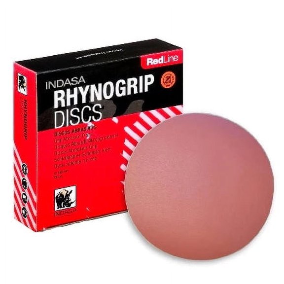 Buy Indasa 5-inch Rhynogrip Red Line Solid Sanding Discs – Grit 40 (510 Series, 50/Box)