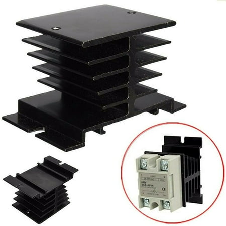 

RANMEI Aluminum Heat Sink SSR Dissipation for Single Phase Solid State Relay 10A-40A