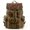 Army Green, variant on Vintage Waxed Canvas Leather Backpack for Men, Casual Large Laptop Shoulder Bag for Travel Daily Commute