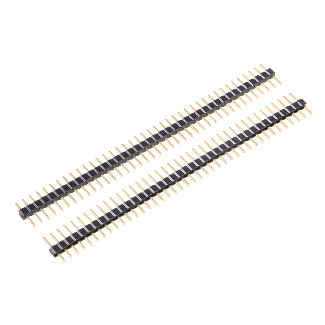 10Pcs Pitch 2mm 2x40 Pin Right Angle Male Double Row Pin Header Strip 