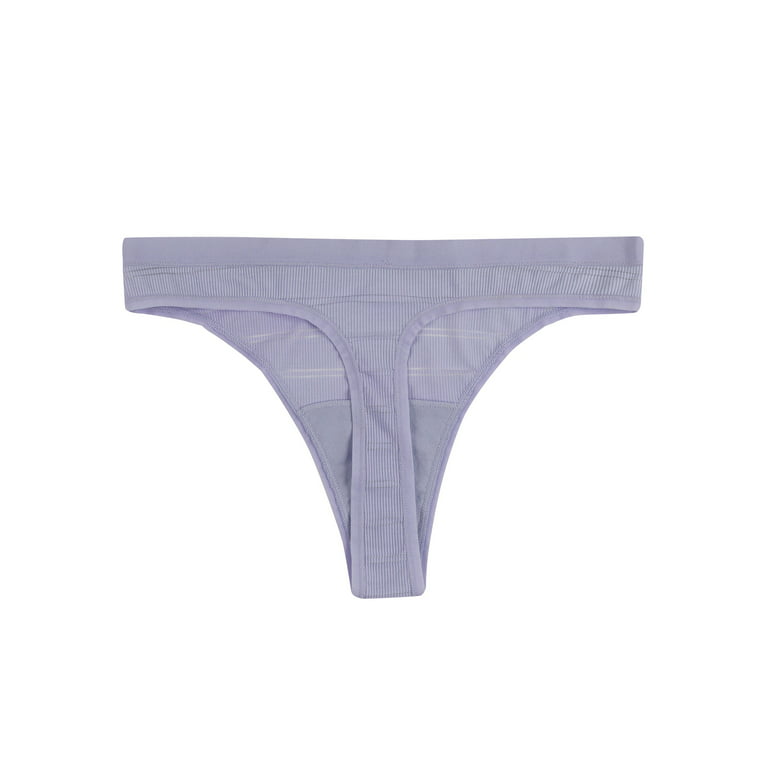 Women's Hanes 46CFF4 Comfort Flex Fit Thong - 4 Pack (Cantaloupe Assorted 9)
