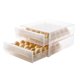thumbnail image 1 of Caja de almacenamiento de huevos para conservación de alimentos de cocina, cajón para refrigerador, caja para huevos [estilo cajón de doble capa [puede contener 60 huevos de pollo y pato]], 1 of 5
