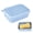 Light Blue, variant on Square Travel Soap Case, Bar Soap Holder for Dr Squatch, Silicone Soap Case | with Soap Saver, Portable Shampoo Bar Soap Box for Shower, Travel, Camp (Dark Gray)