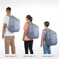 thumbnail image 4 of adidas Unisex Foundation Backpack for Laptop, Large Durable Athletic Gym Bag, 4 of 9