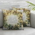 thumbnail image 3 of PHYHOO Will Be with You Bible Verse Pillows case Inspirational Gifts Flannel Pillow Case Cushion Cover, 3 of 5