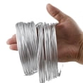 thumbnail image 5 of Aluminum Craft Wire 3mm 4mm 25/12meter Aluminum Wire Jewelry Findings For Jewelry Making DIY Aluminum Craft Wire Silver Gold Jewelry Soft Metal Wire
--------
Craft Wire for Jewelry Making DIY Crafts, 5 of 6