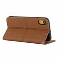 thumbnail image 2 of Dteck For iPhone XR 6.1 inch PU Leather Case,Luxury Flip Folio Card Slot Wallet Kickstand Magnetic Closure with Wrist Strap Protective Cover.For iPhone XR,Brown, 2 of 9