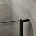 thumbnail image 3 of 34"x72" Pivot Shower Door, 1/4 inch Thick Tempered Glass Swing Shower Door in Chrome Finish, Semi-Frameless Design, 3 of 6