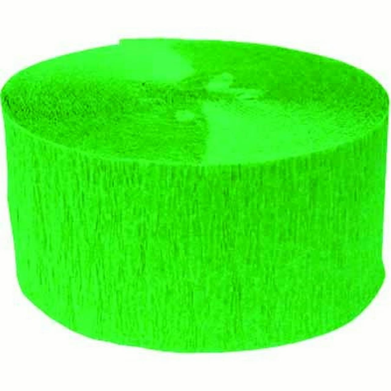 81ft Emerald Green Crepe Paper Streamers (Pack of 2)