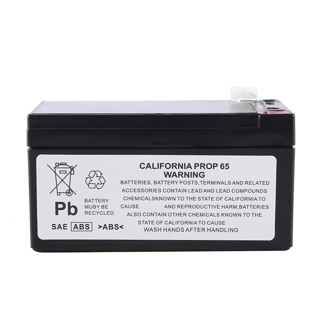 Batería auxiliar para automóvil shaofei 12 V 1,2 Ah para Batería de respaldo ML RS Class 000000004039 Negra