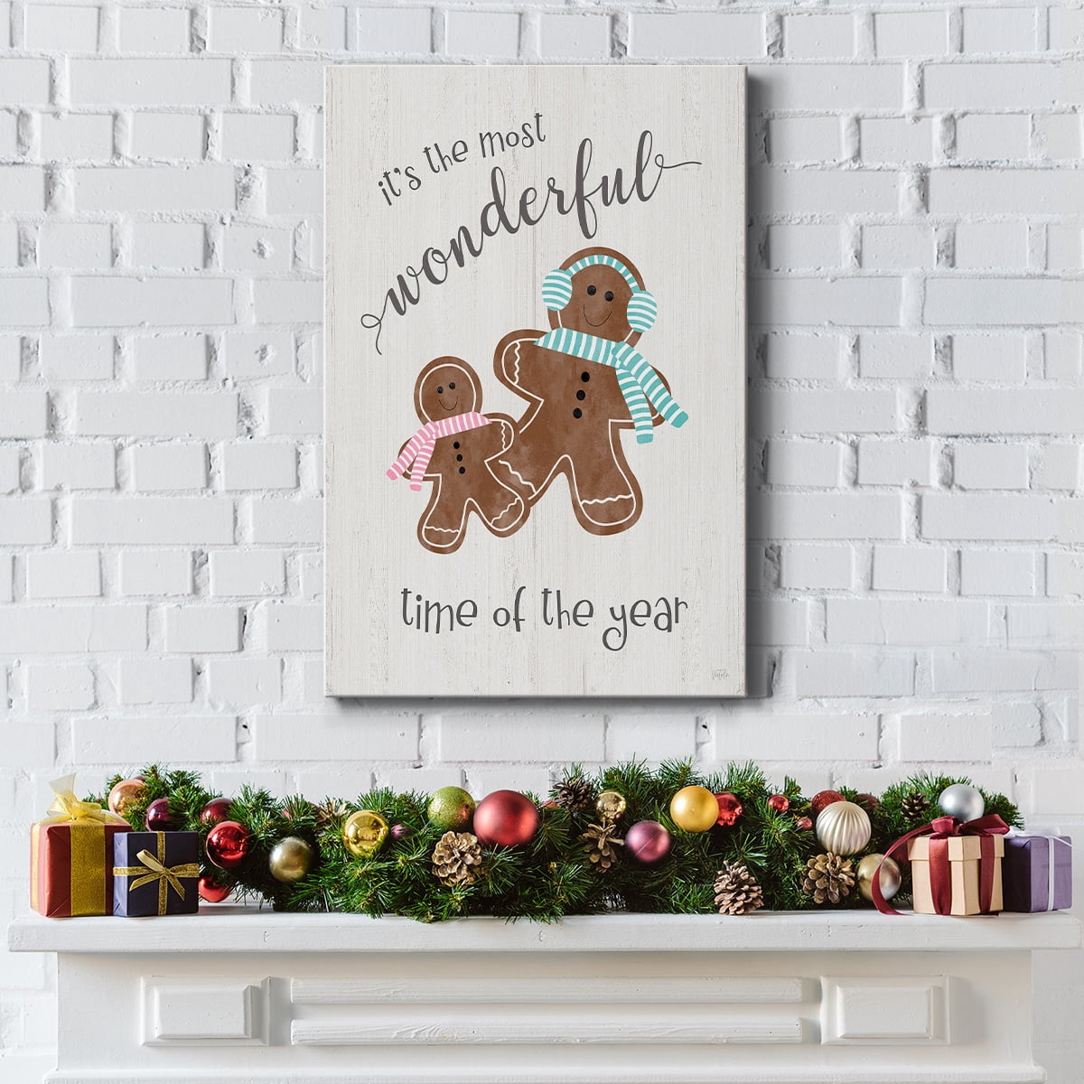 Time of the Year Gingerbread- Gallery Wrapped Canvas