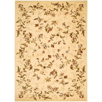SAFAVIEH Lyndhurst Camilla Floral Area Rug, Beige, 5'3" x 7'6"