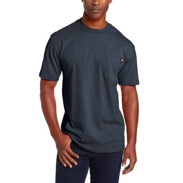 Dickies T-Shirt à Manches Courtes pour Homme, Col Ras du Cou, 5X, Bleu Marine Foncé