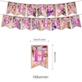 thumbnail image 4 of Taylor Swift Theme Pink Birthday Party Supplies Banner Balloons Kit Cake Cupcake Toppers Home Decor Set, 4 of 4