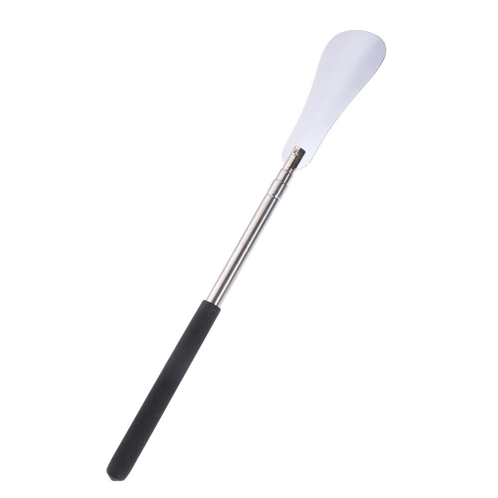 HOMEMAXS Retractable Stainless Steel Shoehorn Metal Shoe Horns Extra